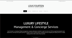 Desktop Screenshot of louisfourteen.com
